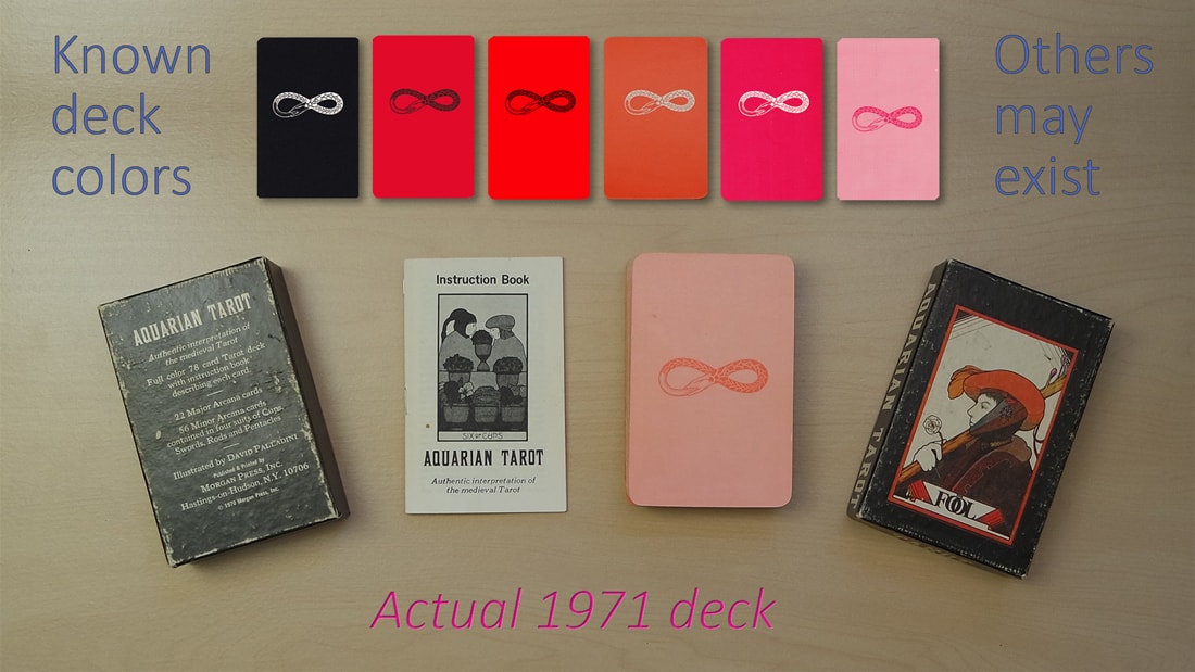 Images of the Morgan Press decks from 1971–1972