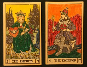 Empress an Emperor from the B.O.T.A. deck