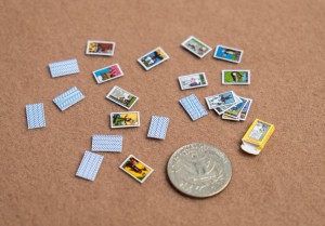 Dollhouse sized tarot deck