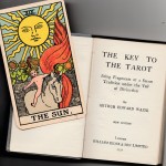 1931 "B" Sun with 1931 The Key to the Tarot book