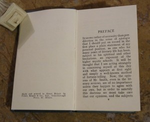 1931 edition of the Key to the Tarot preface and printer stamp