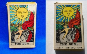 different views of the Albano - Waite box with Sun illustration