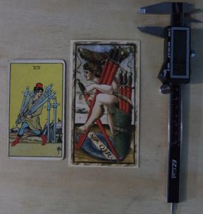 Sola Busca vs. Waite-Smith 7 of Swords