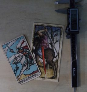 Sola Busca vs. Waite Smith, Knight of Swords