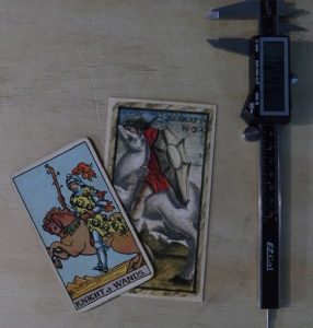Sola Busca vs. Waite-Smith, Knight of Wands